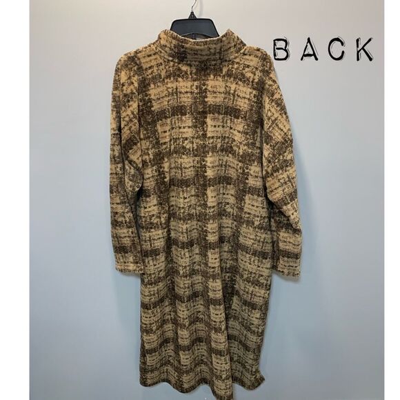 Stan Herman o/s plus size plush 1/4 zip slip on robe w/ deep front pocke… - Picture 6 of 12